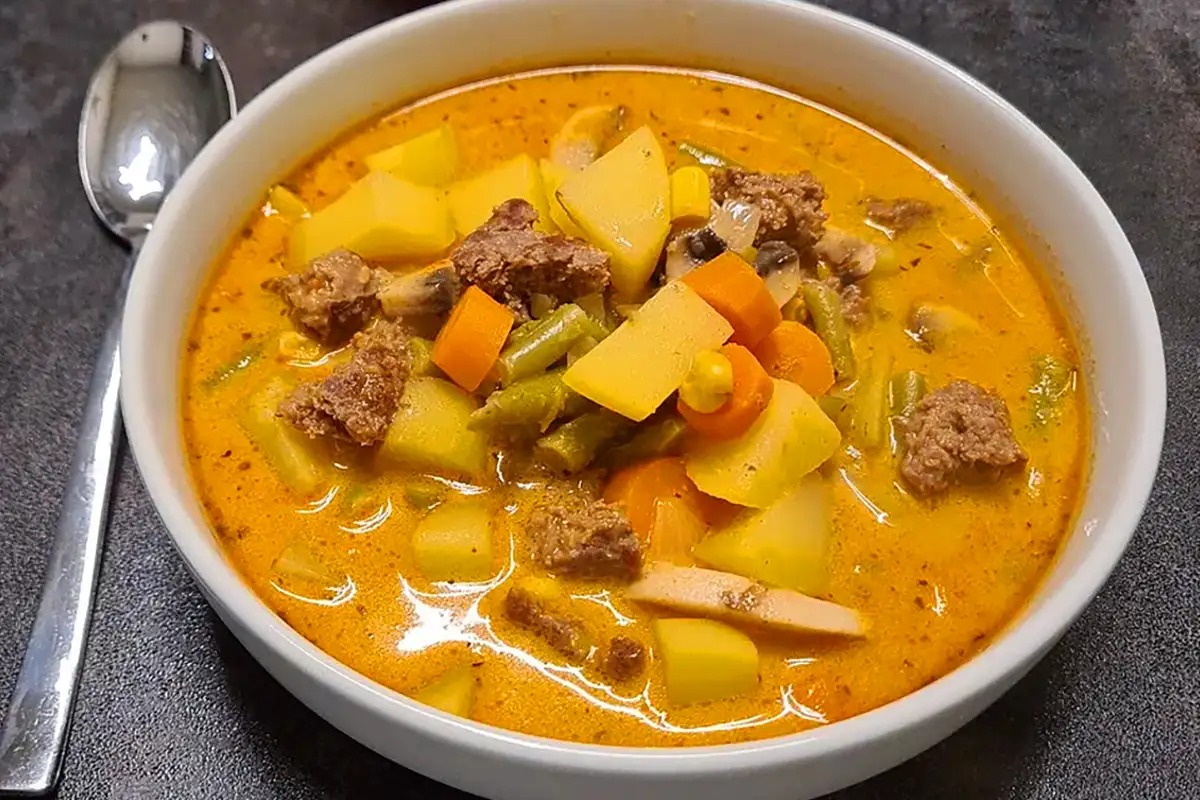 Schlemmertopf mit Hackfleisch Rezept, macht lange satt!