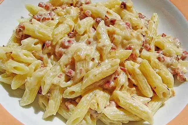 Schmand-Schinken Nudeln Schnell Rezept
