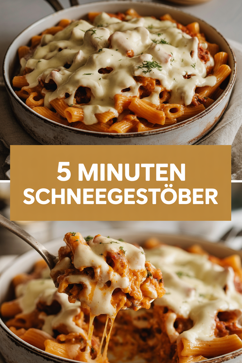 5 Minuten Schneegestöber