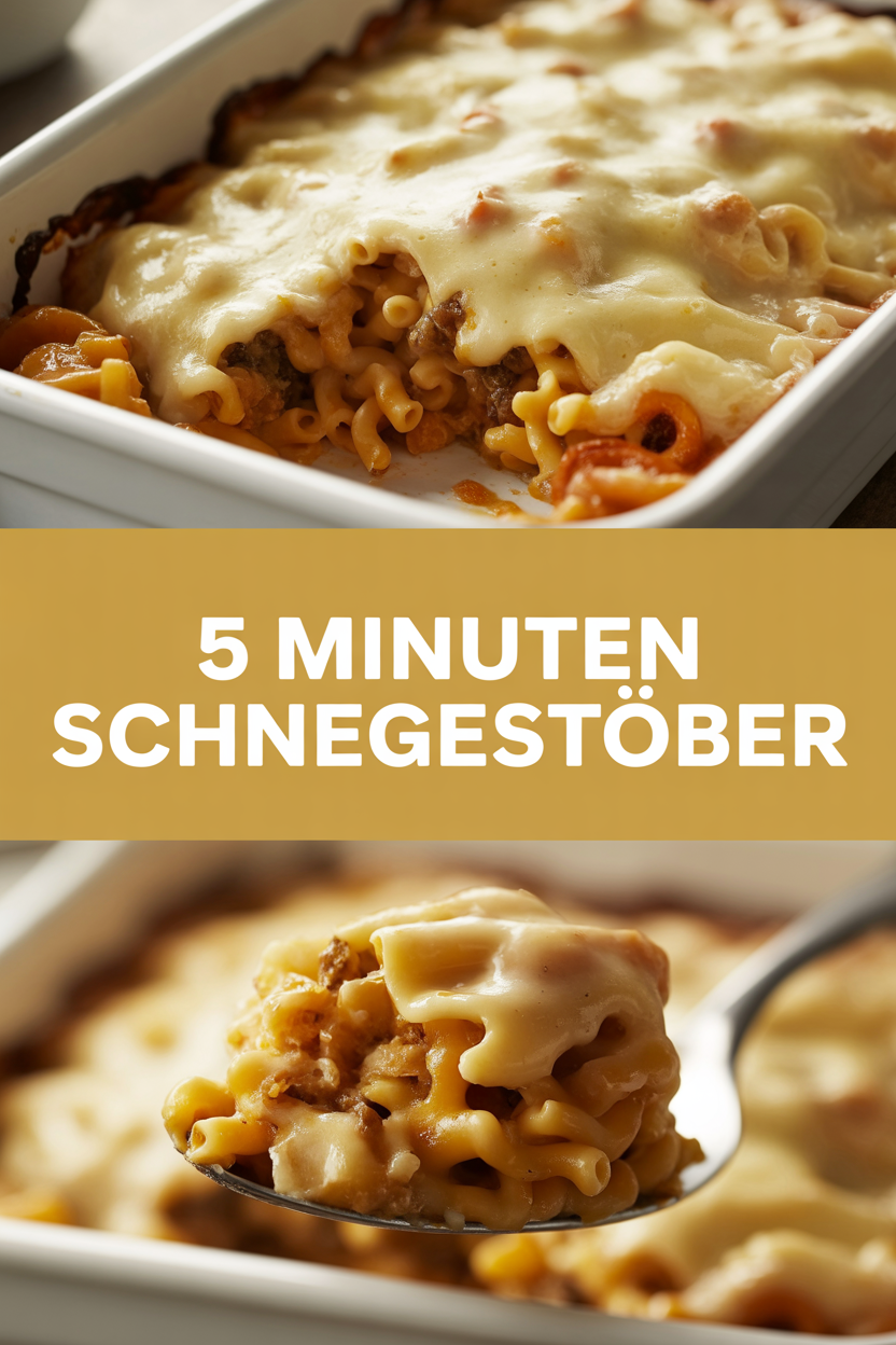 5 Minuten Schneegestöber