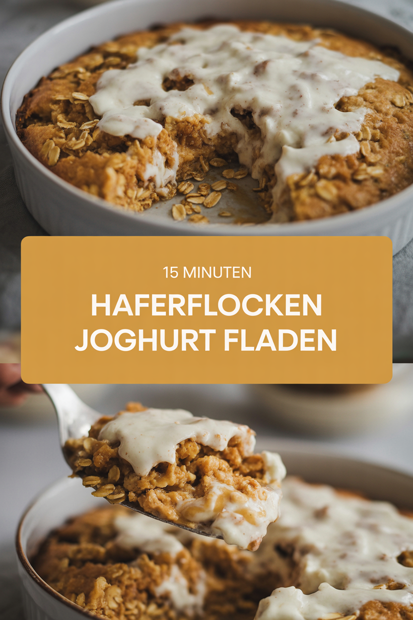 15 Minuten Haferflocken Joghurt Fladen