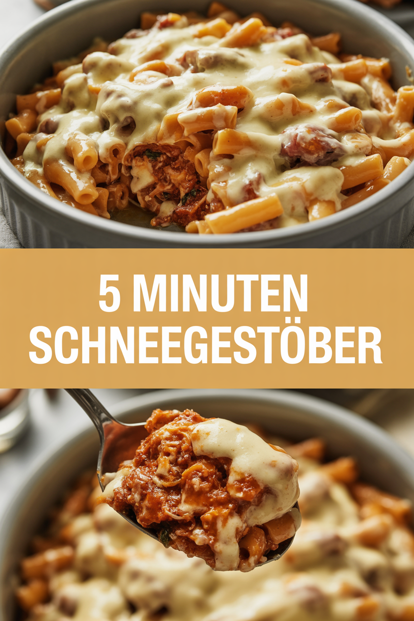 5 Minuten Schneegestöber