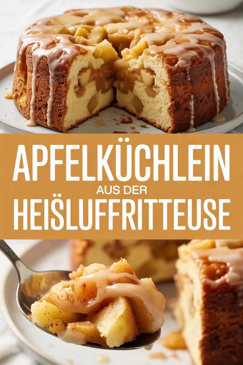 Apfelküchlein aus der Heißluftfritteuse
