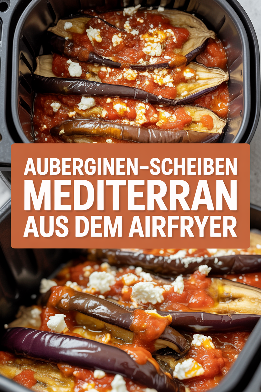 Auberginen-Scheiben mediterran aus dem Airfryer