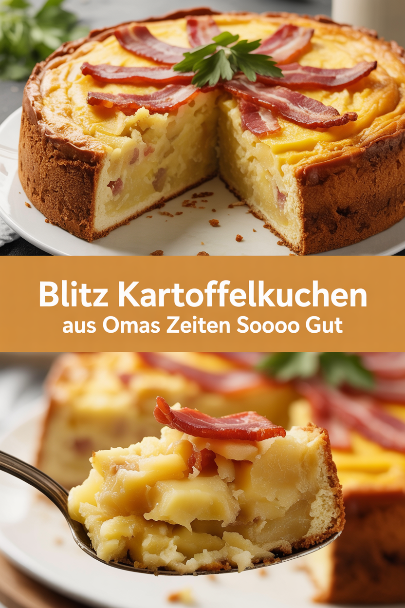 Blitz Kartoffelkuchen aus Omas Zeiten soooo gut