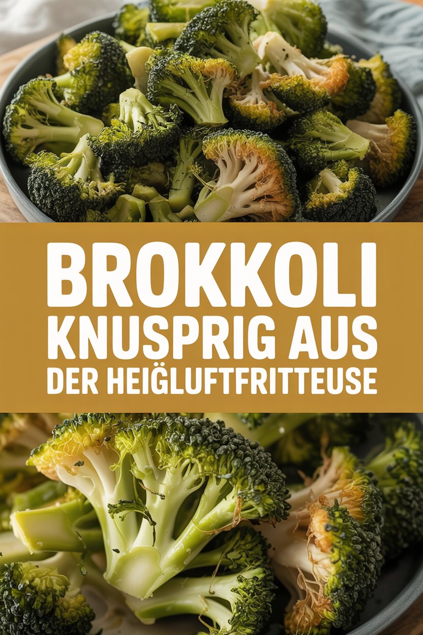 Brokkoli knusprig aus der Heißluftfritteuse
