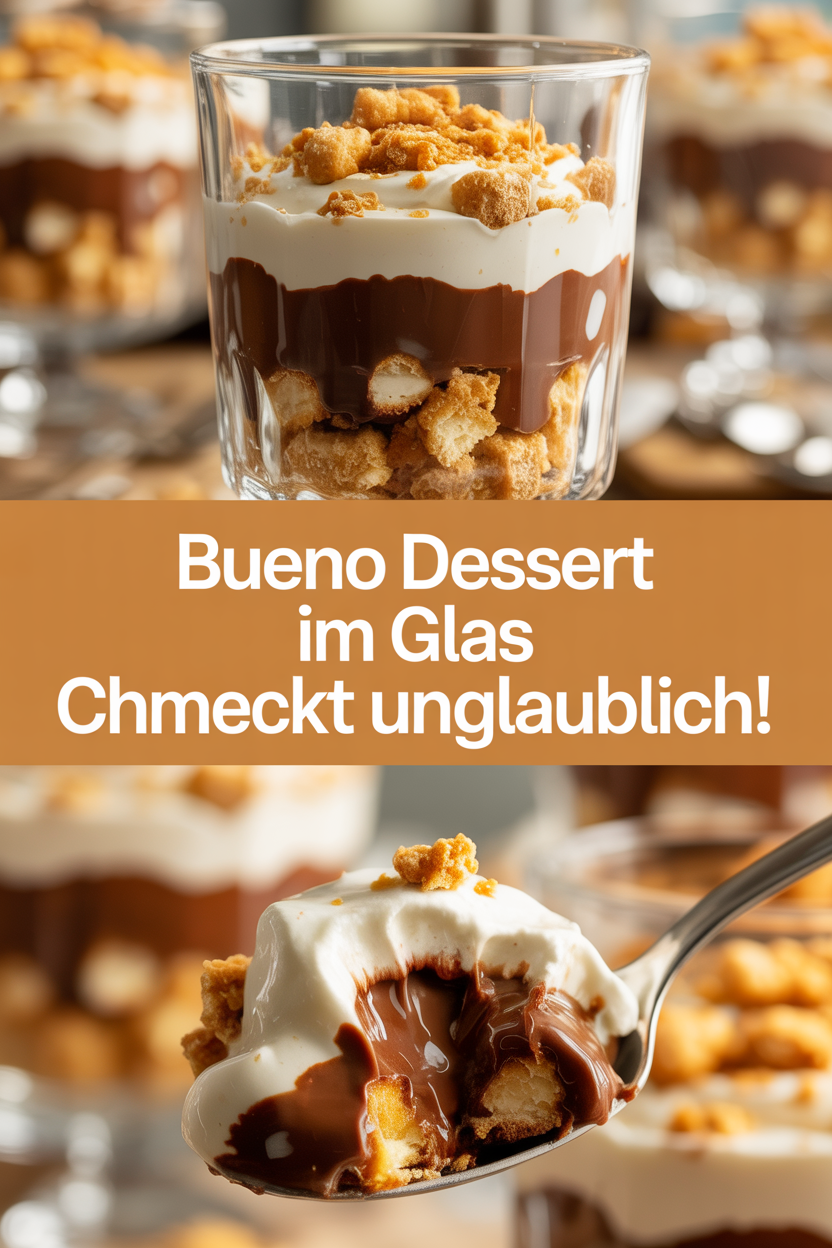 Bueno Dessert im Glas schmeckt unglaublich!
