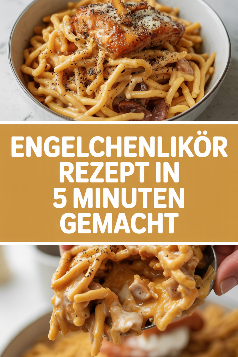 Engelchenlikör Rezept in 5 Minuten gemacht