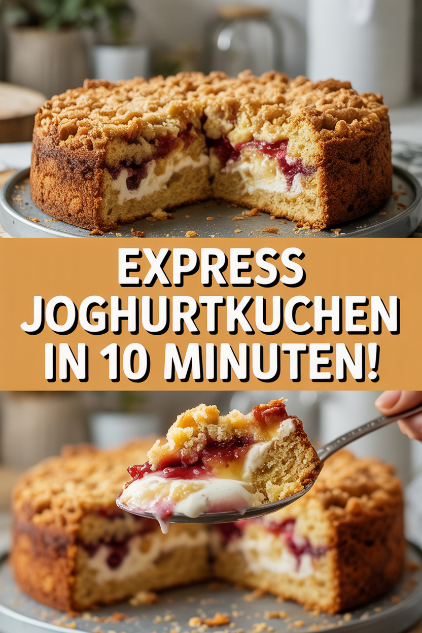 Express Joghurtkuchen in 10 Minuten!