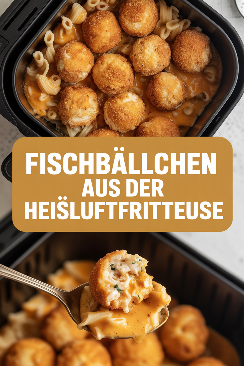 Fischbällchen aus der Heißluftfritteuse