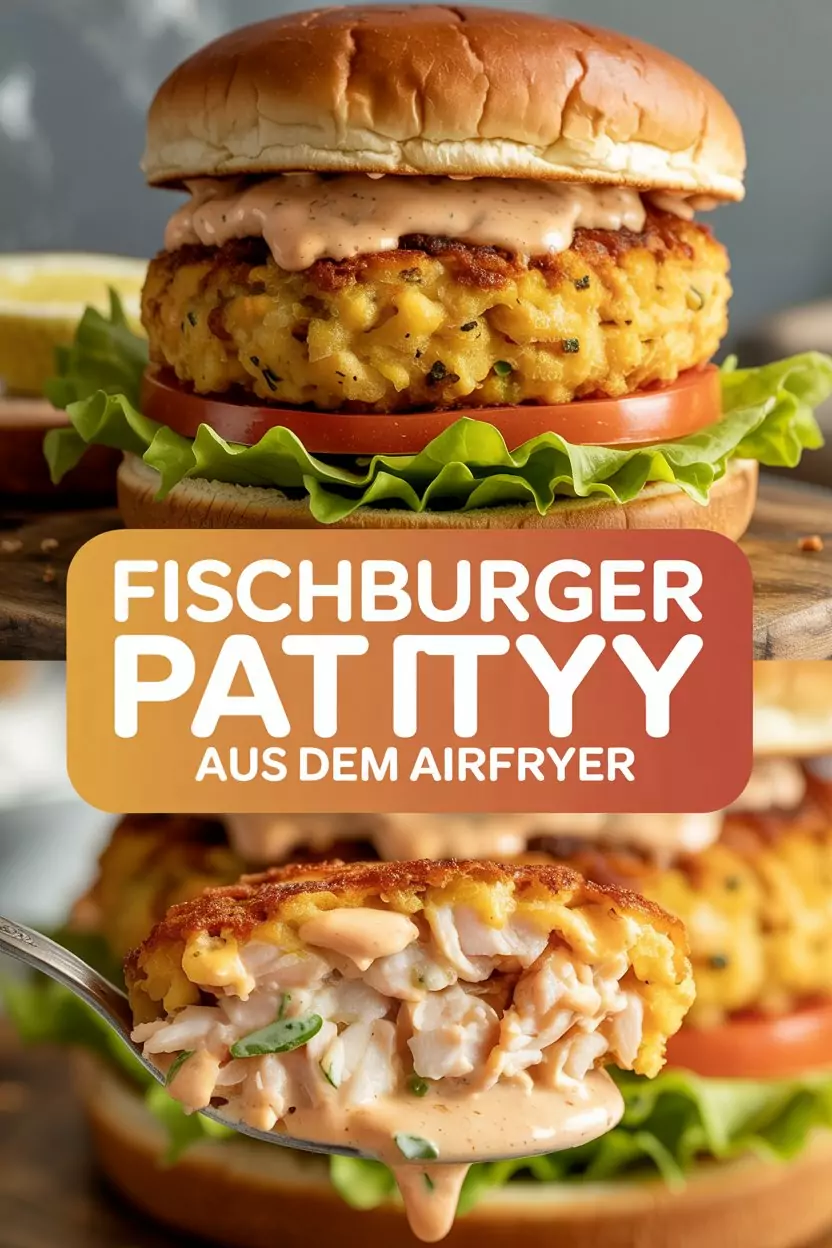Fischburger Patty aus dem Airfryer