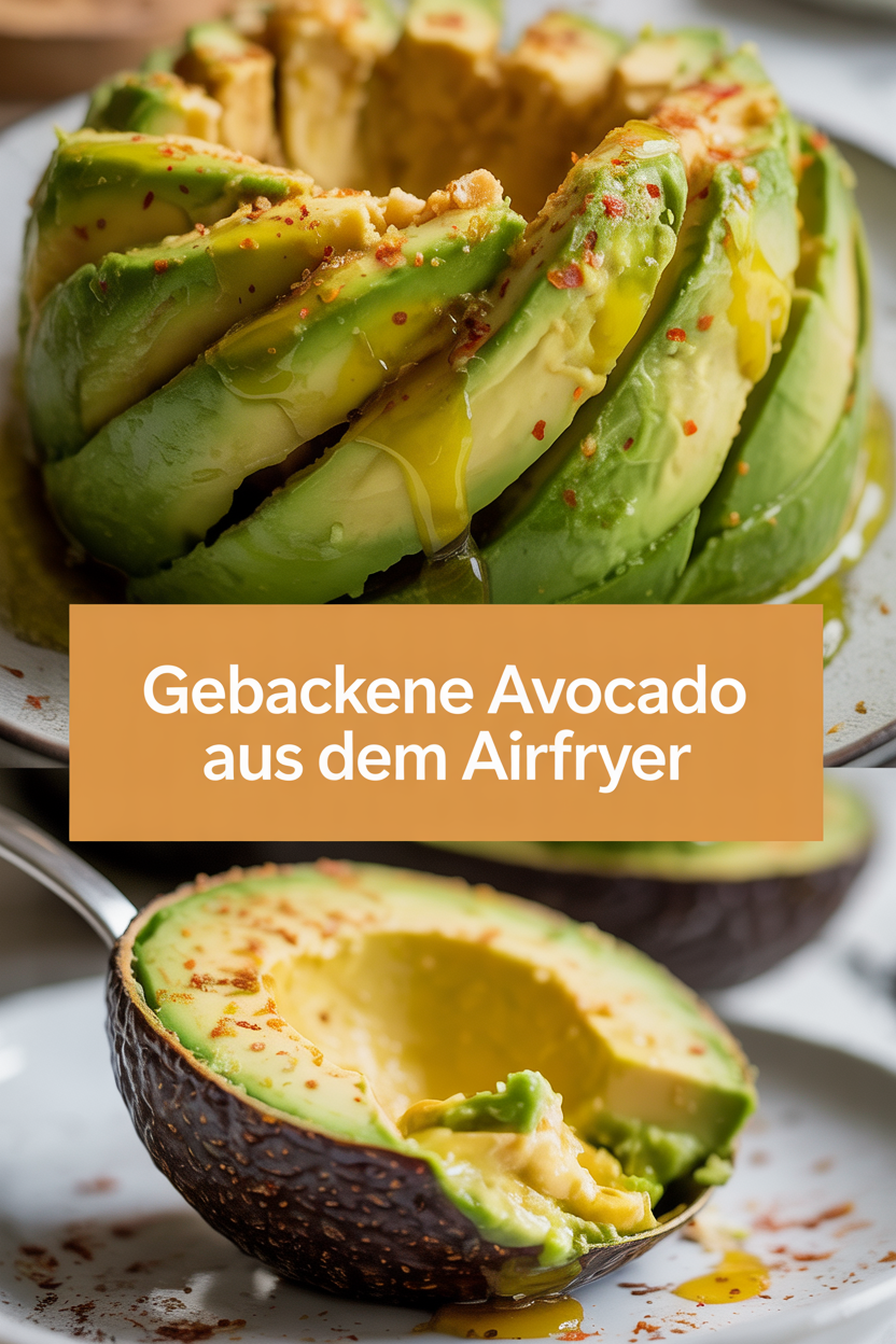 Gebackene Avocado aus dem Airfryer