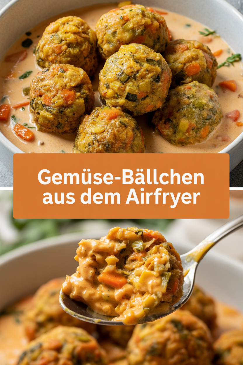 Gemüse-Bällchen aus dem Airfryer