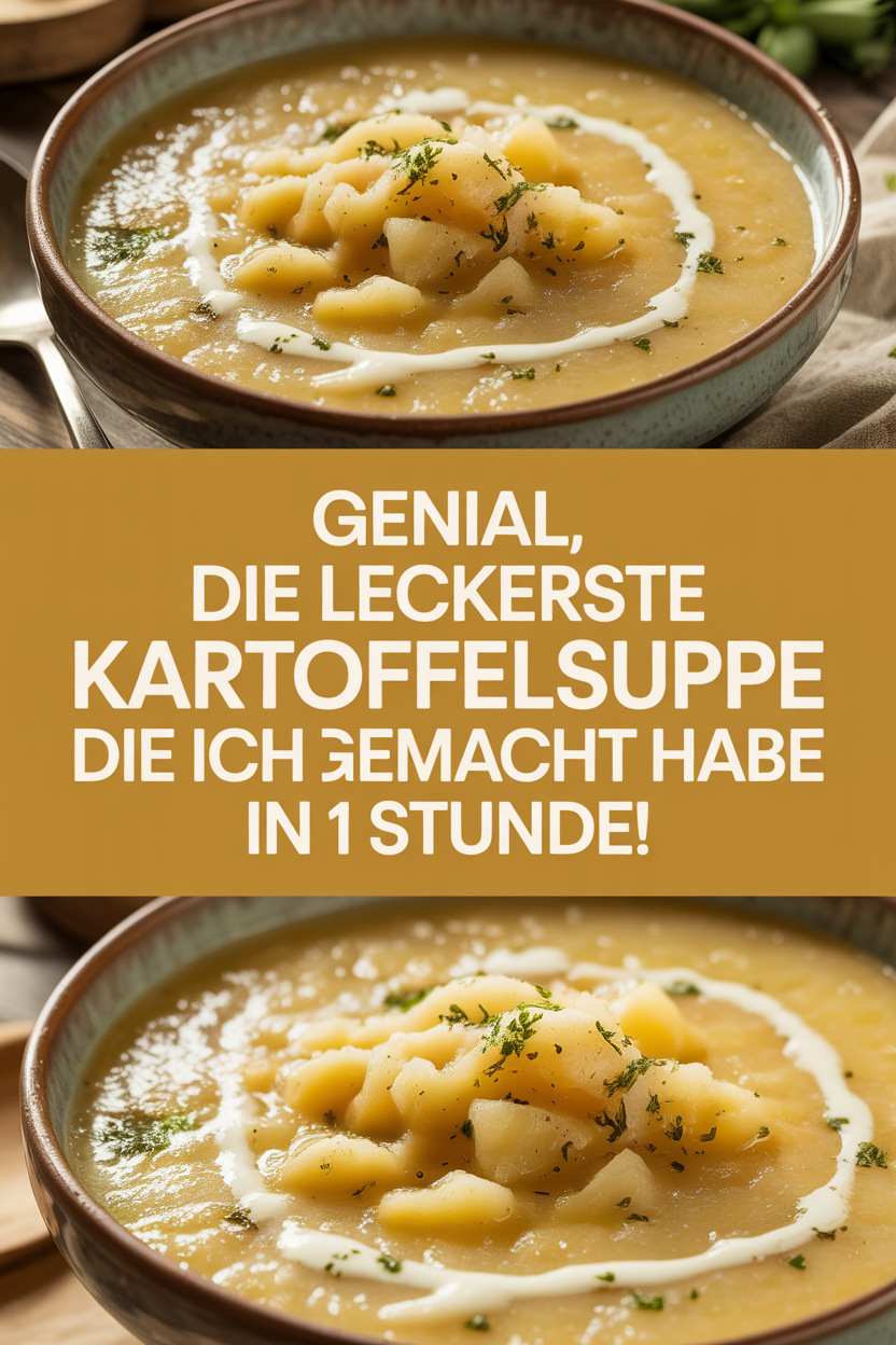 Genial, die leckerste Kartoffelsuppe die ich je gemacht habe in 1 Stunde!