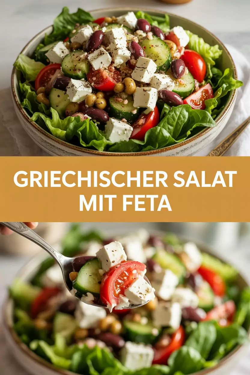 Griechischer Salat mit Feta