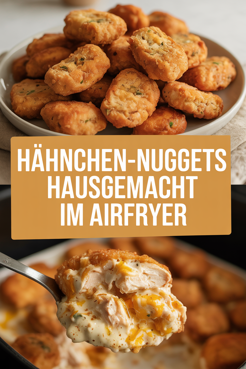 Hähnchen-Nuggets hausgemacht im Airfryer