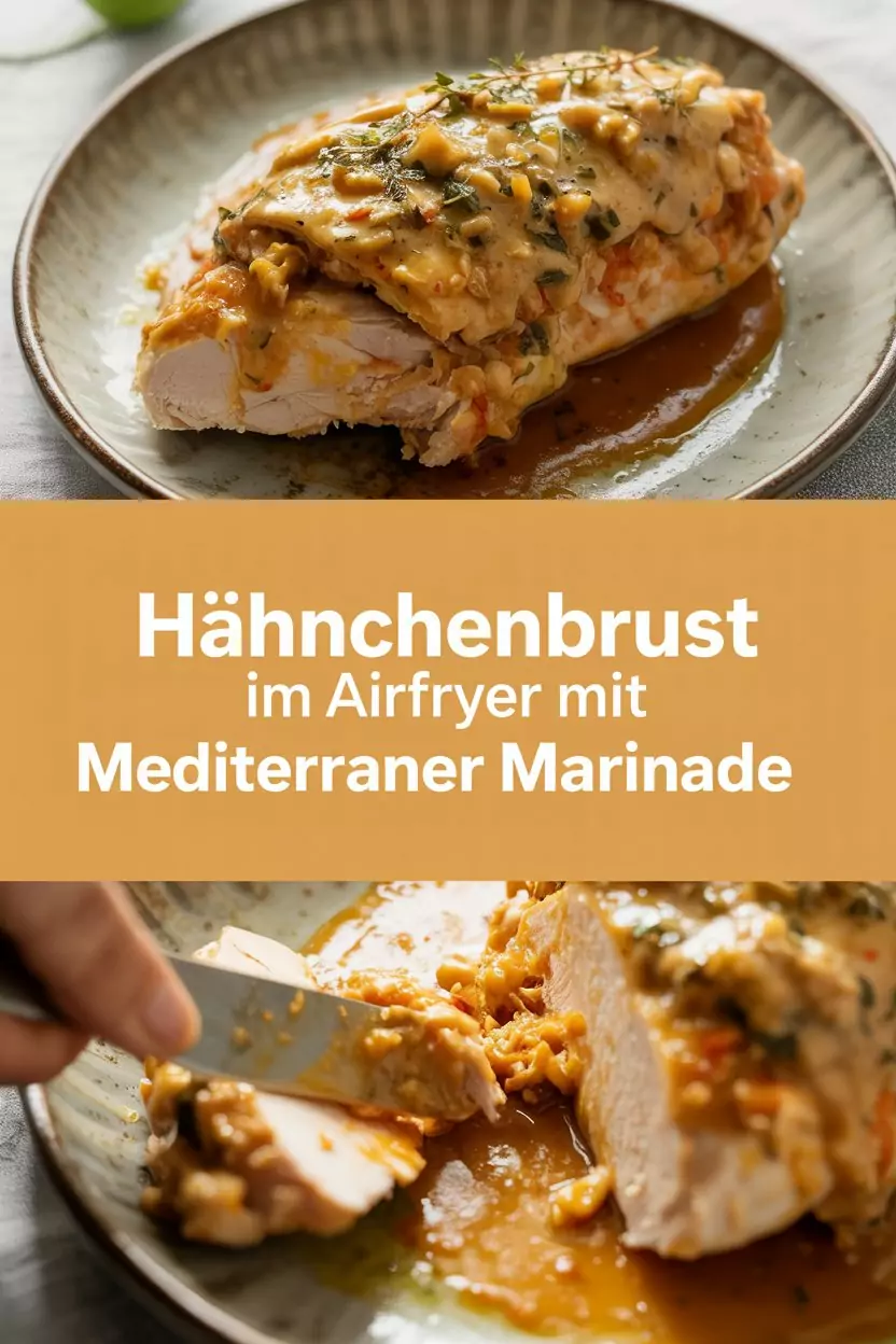 Hähnchenbrust im Airfryer mit mediterraner Marinade
