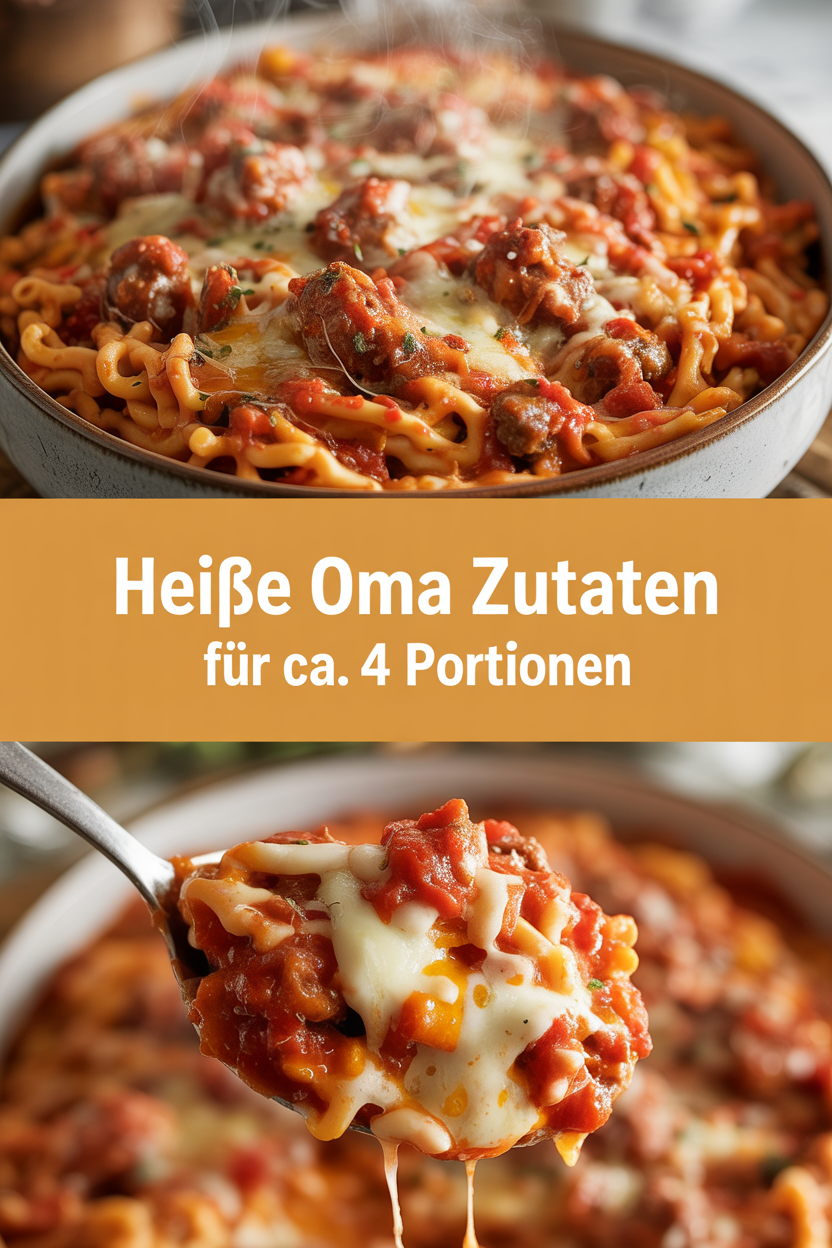 Heiße Oma Zutaten für ca. 4 Portionen