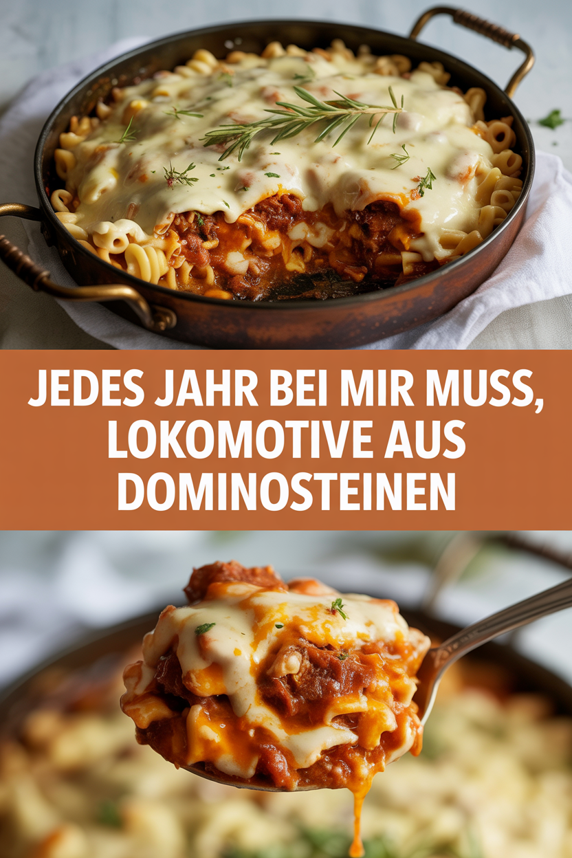 Jedes Jahr bei mir ein Muss, Lokomotive aus Dominosteinen