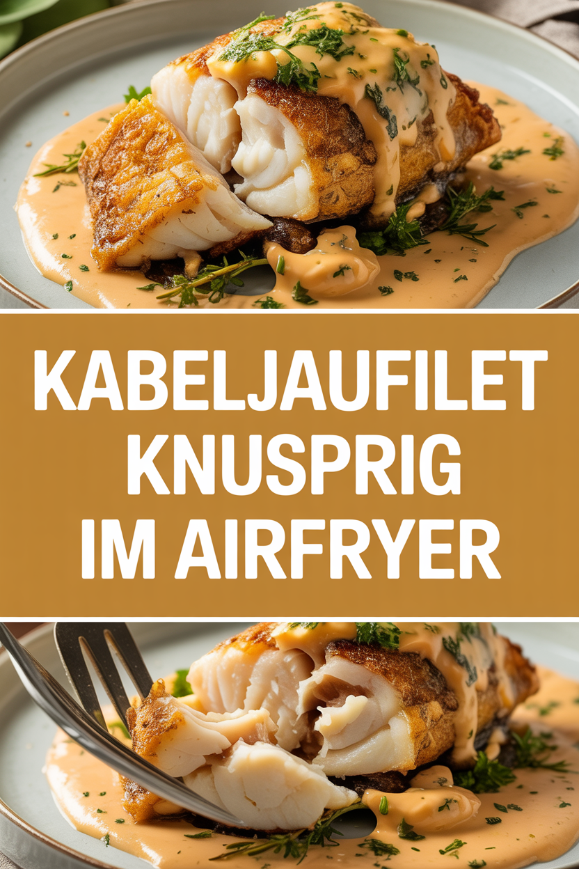 Kabeljaufilet knusprig im Airfryer