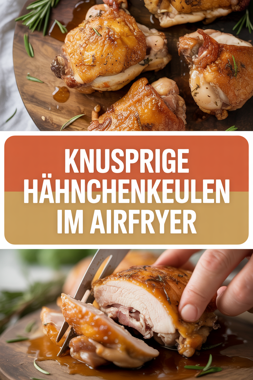 Knusprige Hähnchenkeulen im Airfryer