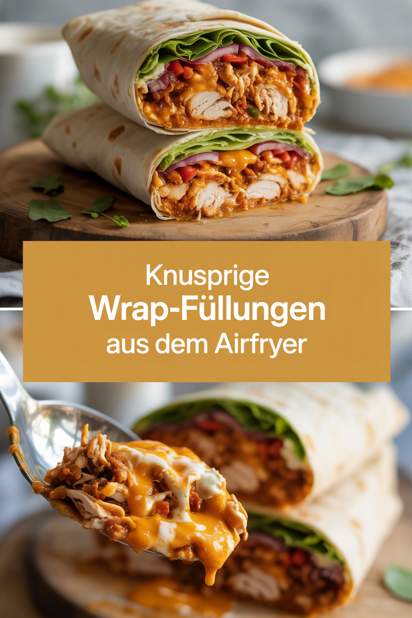 Knusprige Wrap-Füllungen aus dem Airfryer