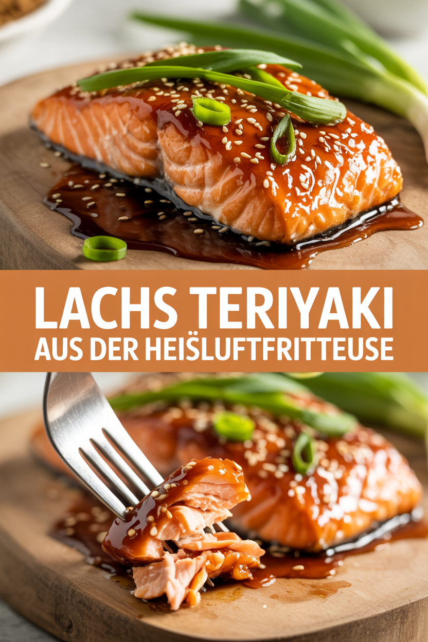 Lachs Teriyaki aus der Heißluftfritteuse