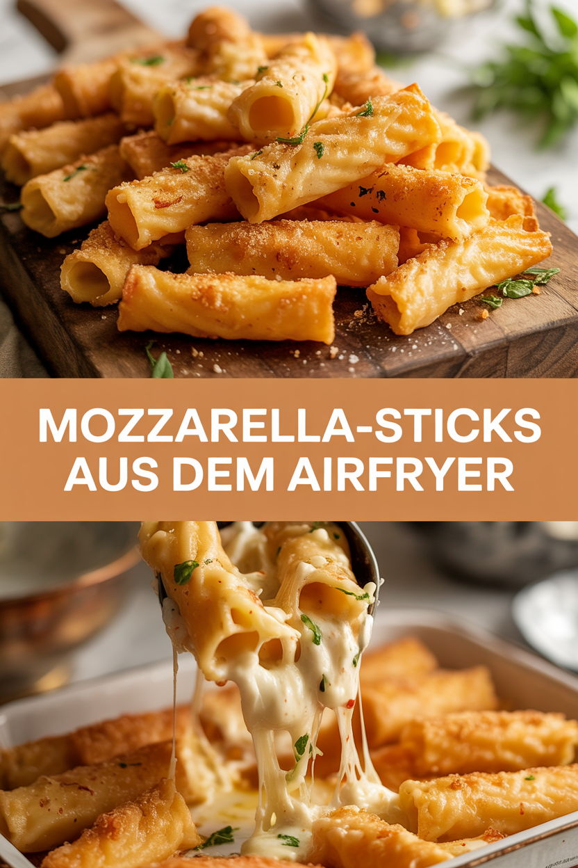 Mozzarella-Sticks aus dem Airfryer