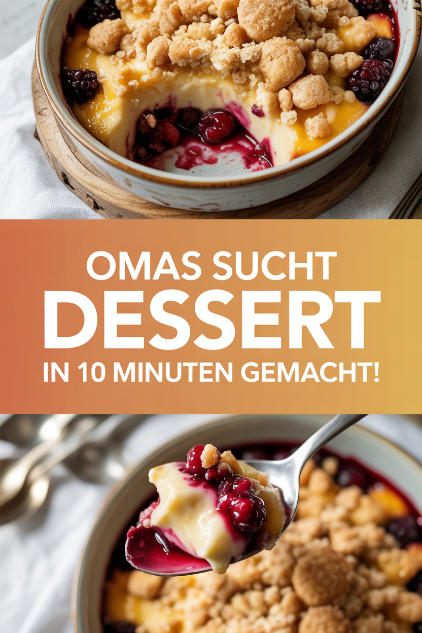 Omas Sucht Dessert in 10 Minuten gemacht!