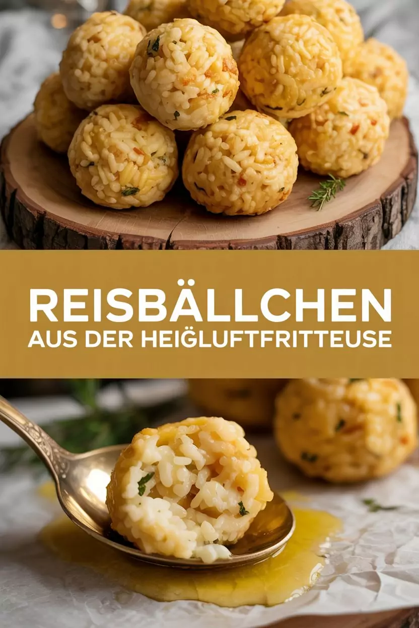 Reisbällchen aus der Heißluftfritteuse