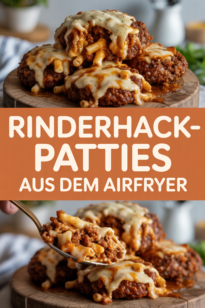 Rinderhack-Patties aus dem Airfryer