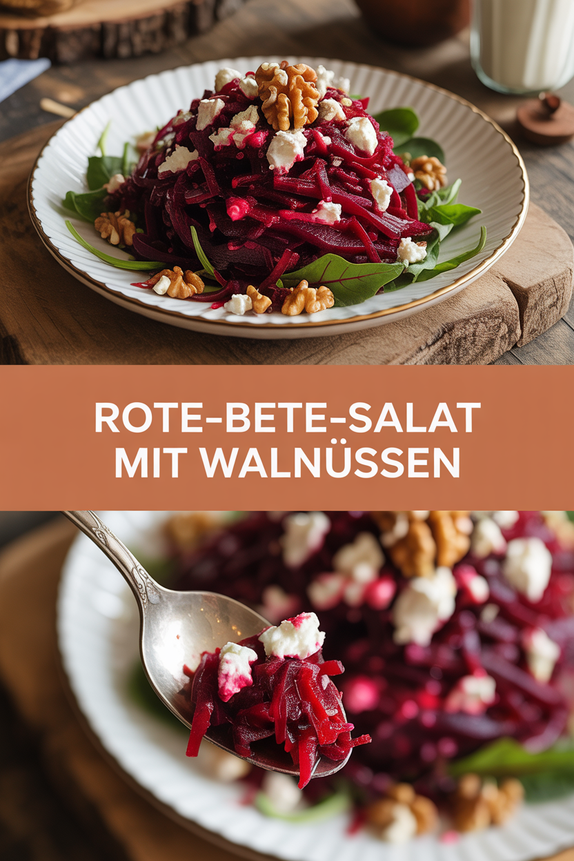 Rote-Bete-Salat mit Walnüssen