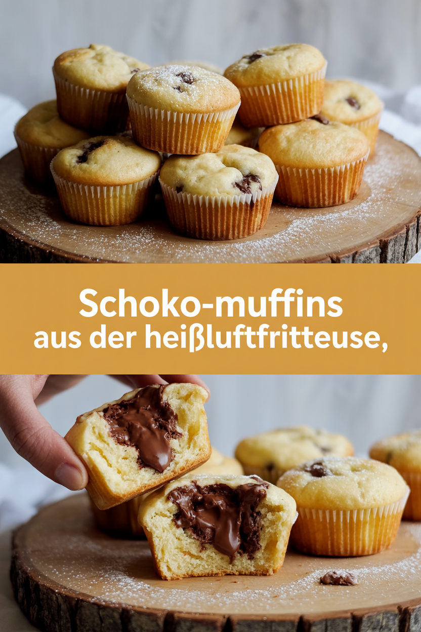 Schoko-Muffins aus der Heißluftfritteuse