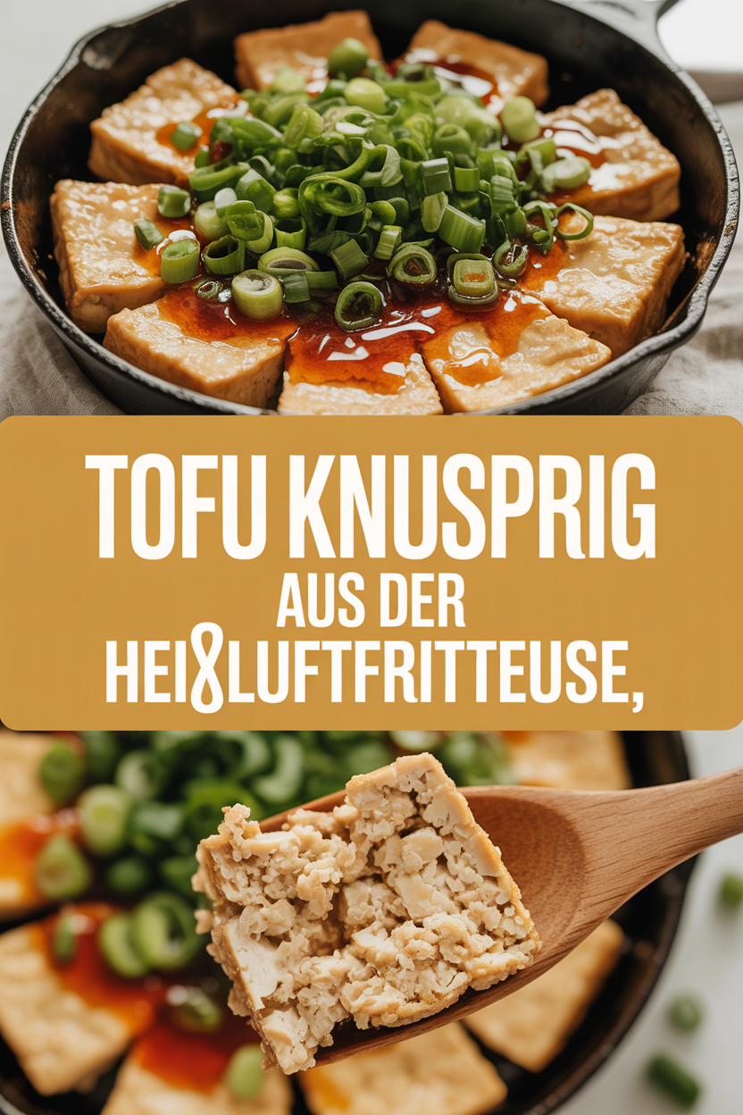 Tofu knusprig aus der Heißluftfritteuse
