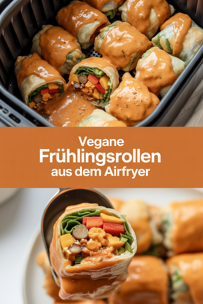 Vegane Frühlingsrollen aus dem Airfryer