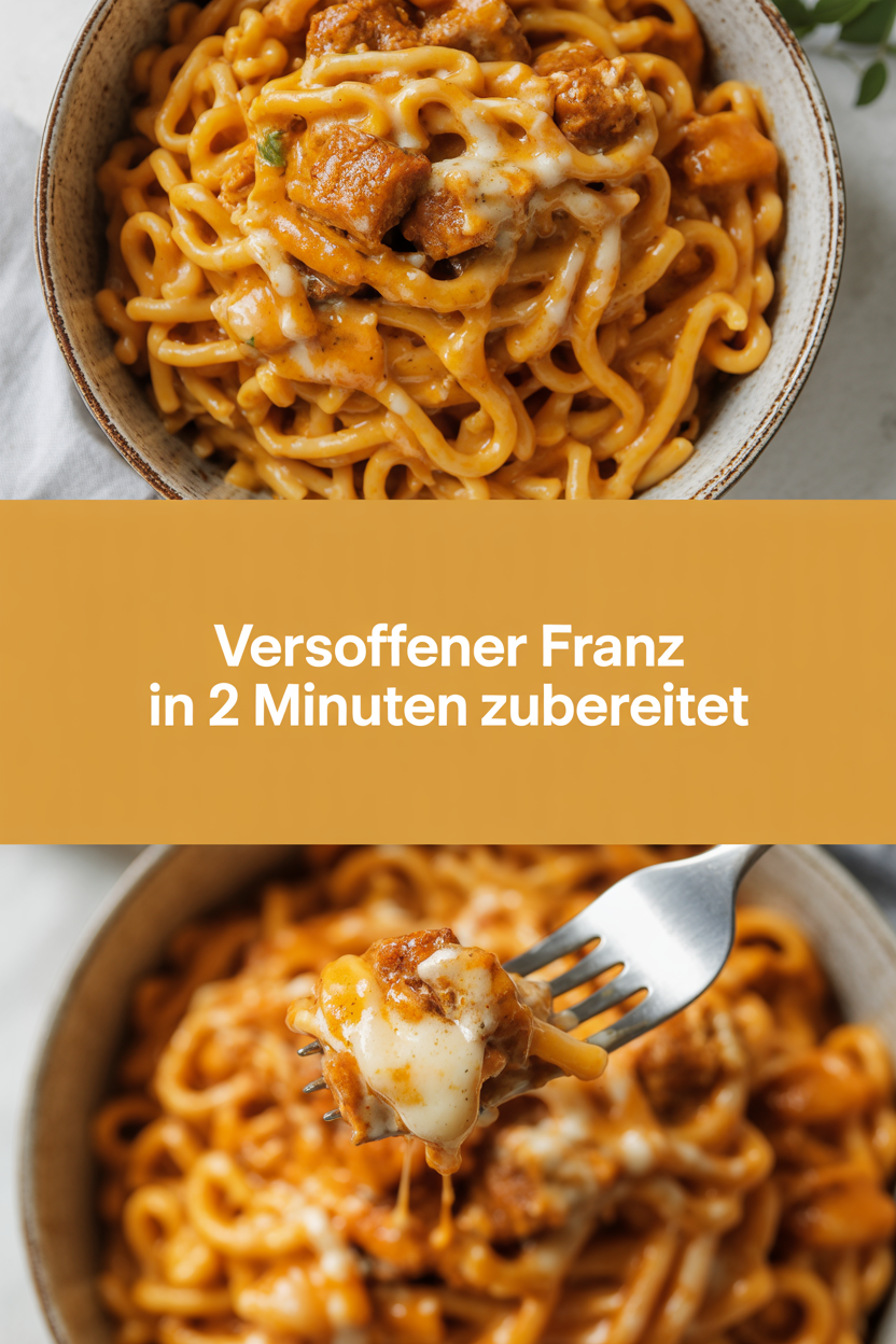 Versoffener Franz in 2 Minuten zubereitet