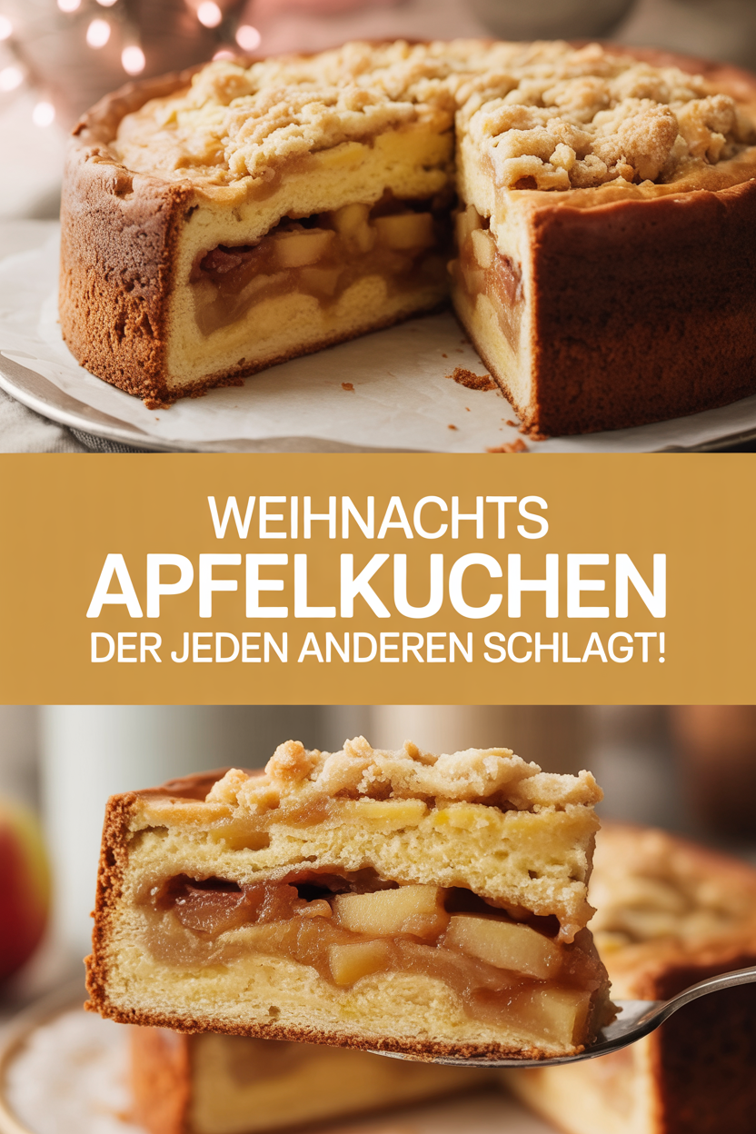 Weihnachts Apfelkuchen der jeden anderen schlagt!