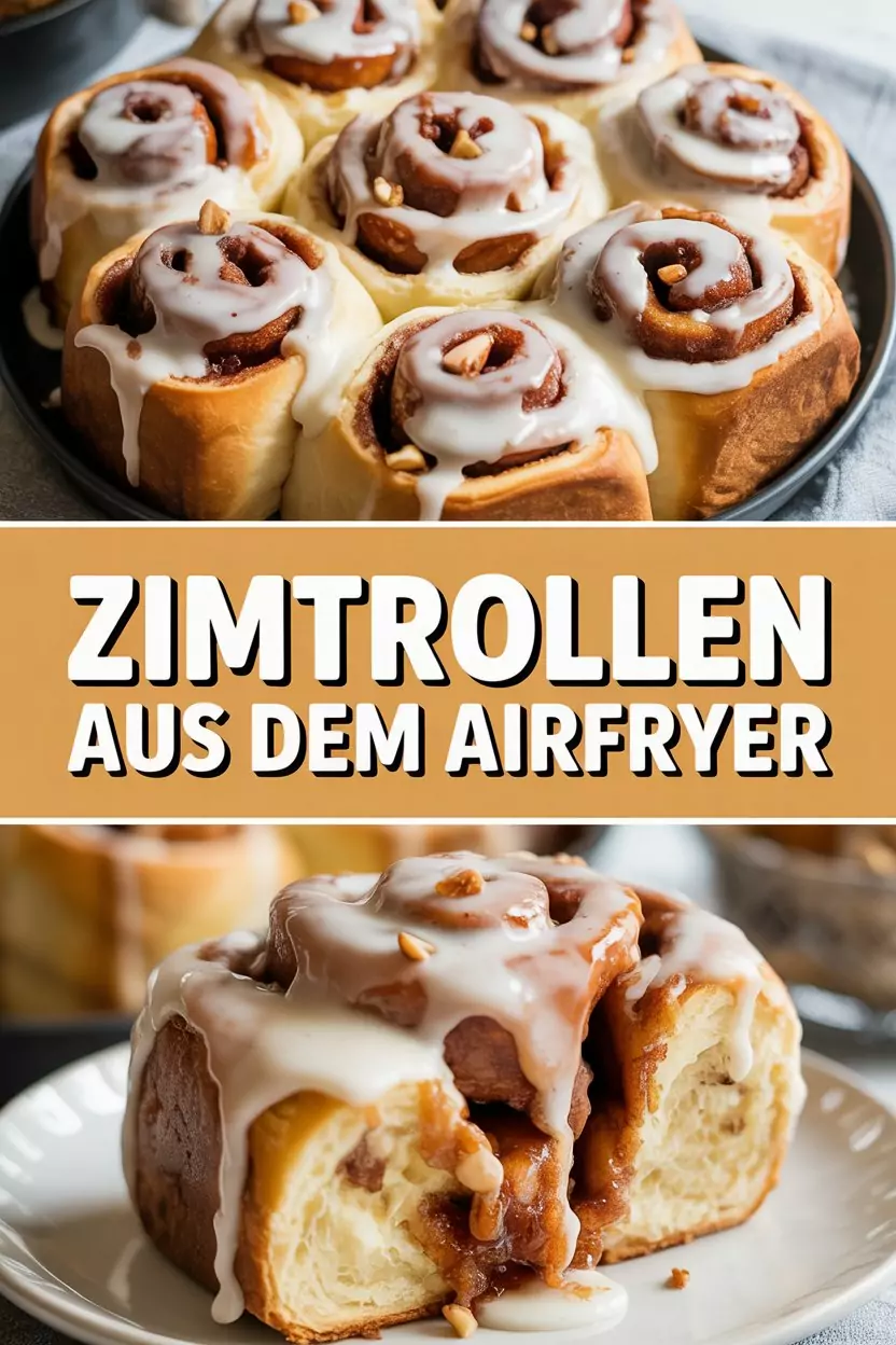 Zimtrollen aus dem Airfryer