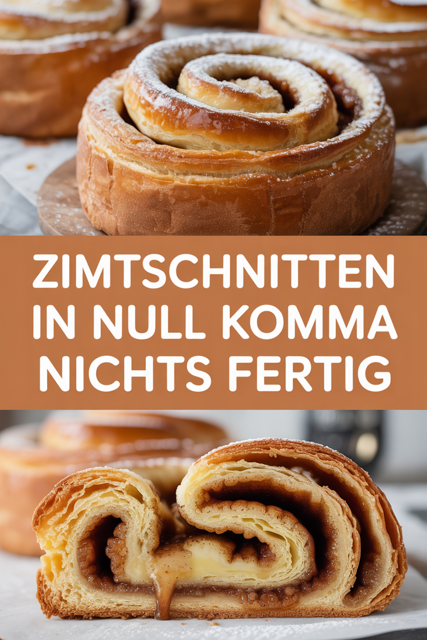 Zimtschnitten in Null komma nichts fertig