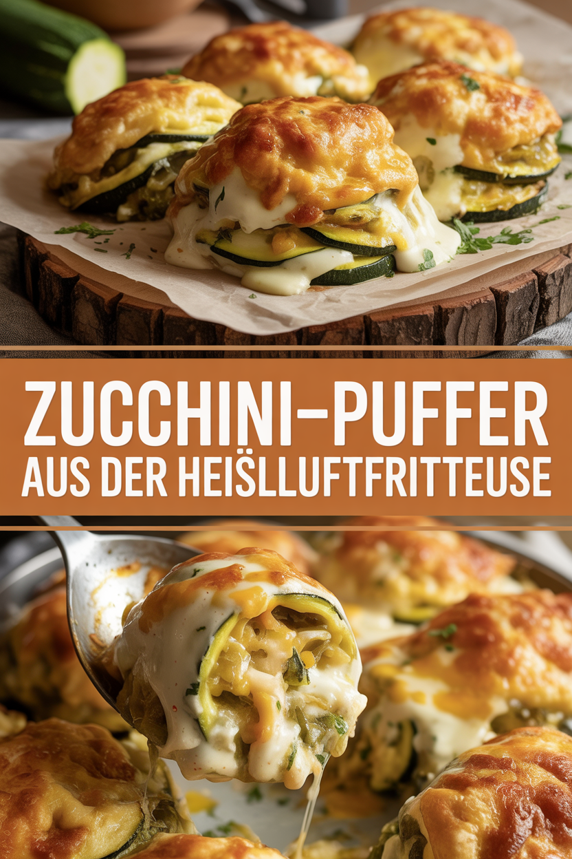 Zucchini-Puffer aus der Heißluftfritteuse