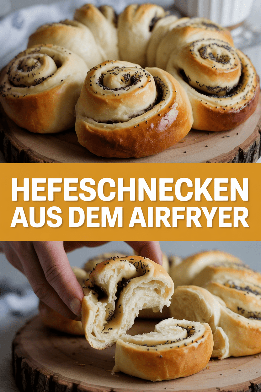 Hefeschnecken aus dem Airfryer