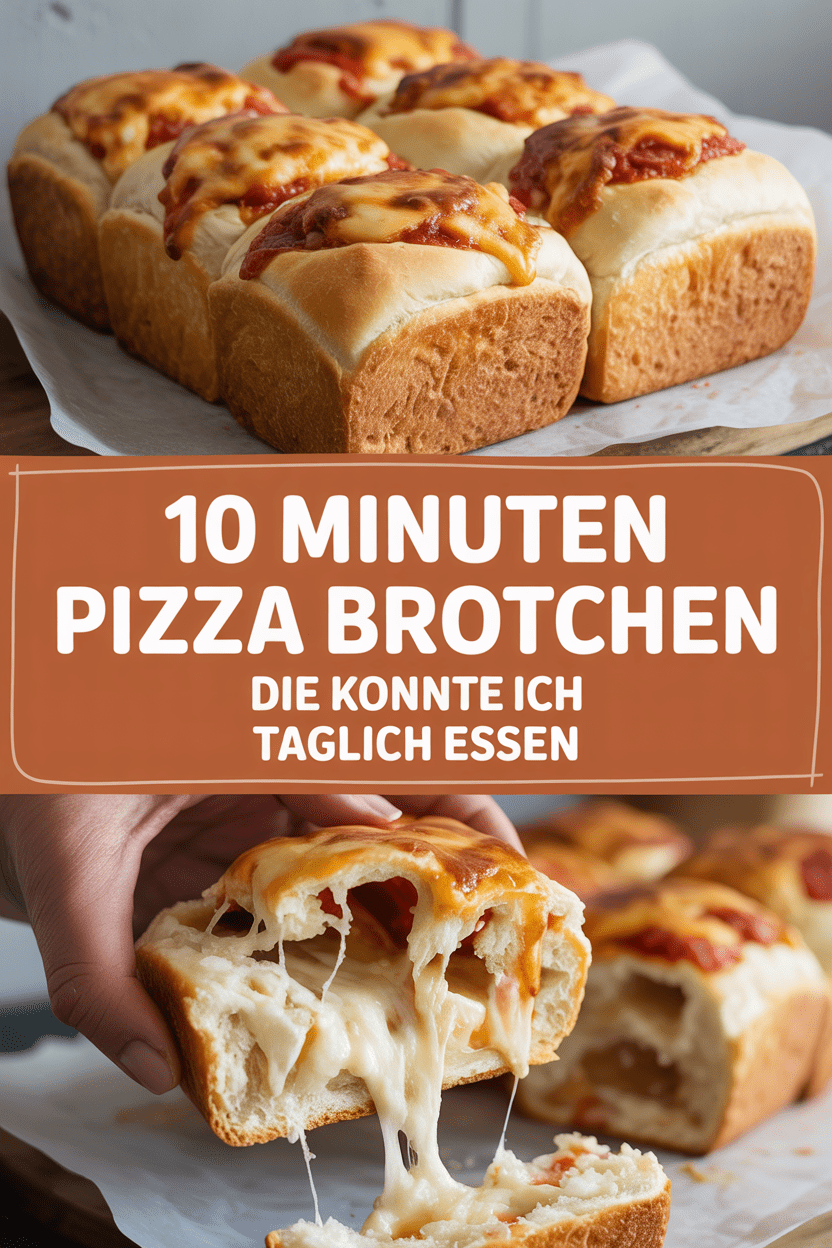 10 Minuten Pizza Brotchen die konnte ich taglich essen