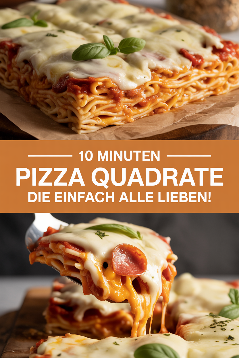 10 Minuten Pizza Quadrate die einfach alle lieben!