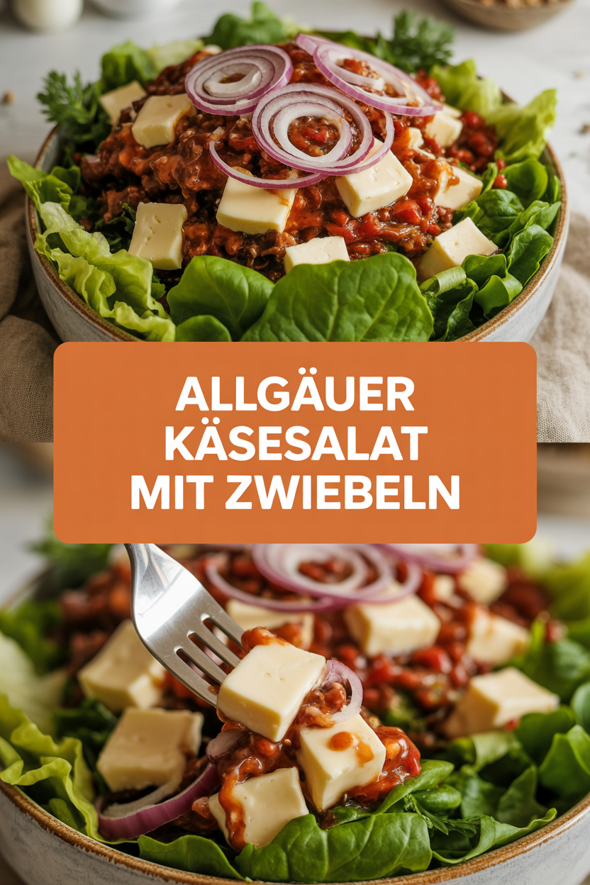 Allgäuer Käsesalat mit Zwiebeln