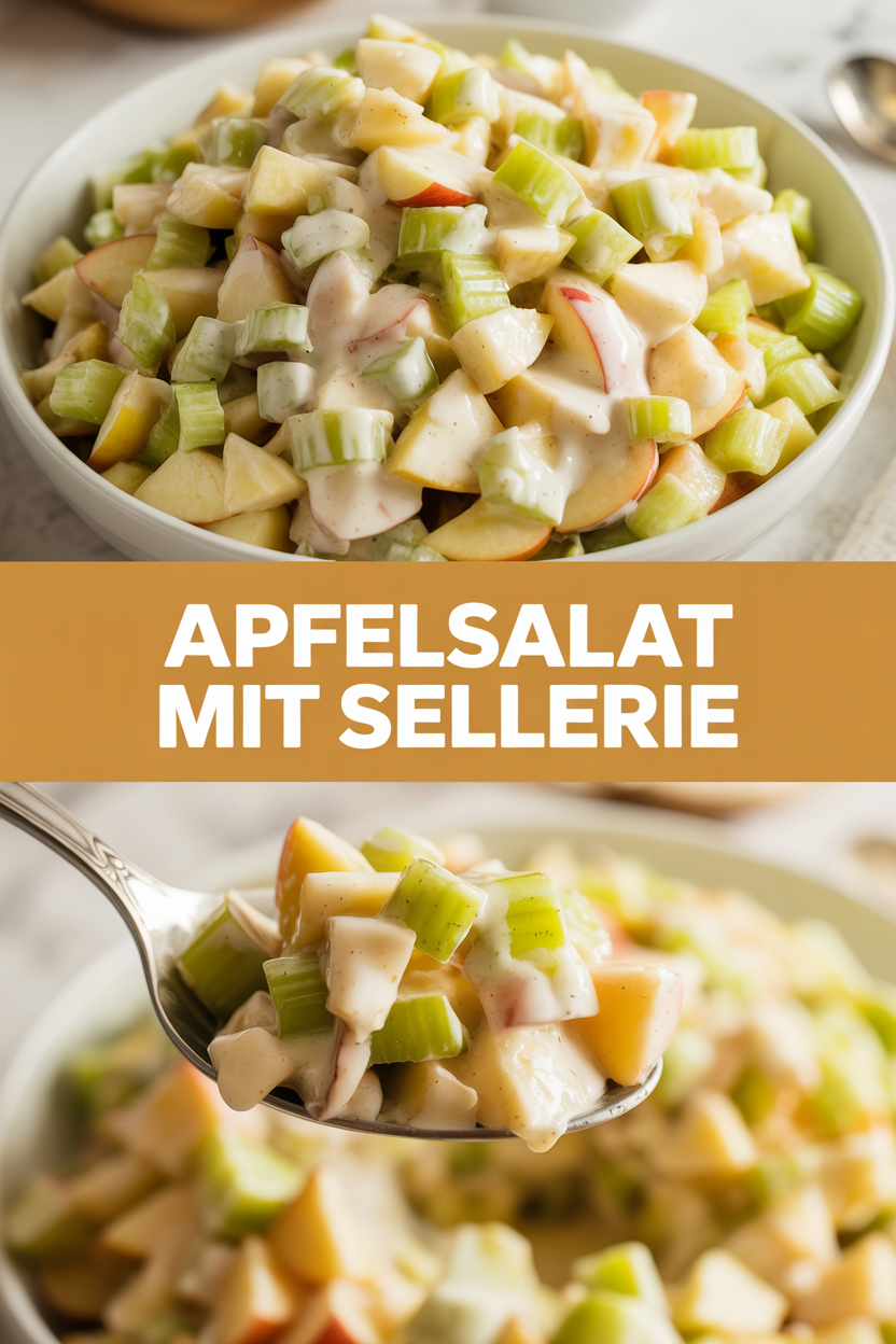 Apfelsalat mit Sellerie