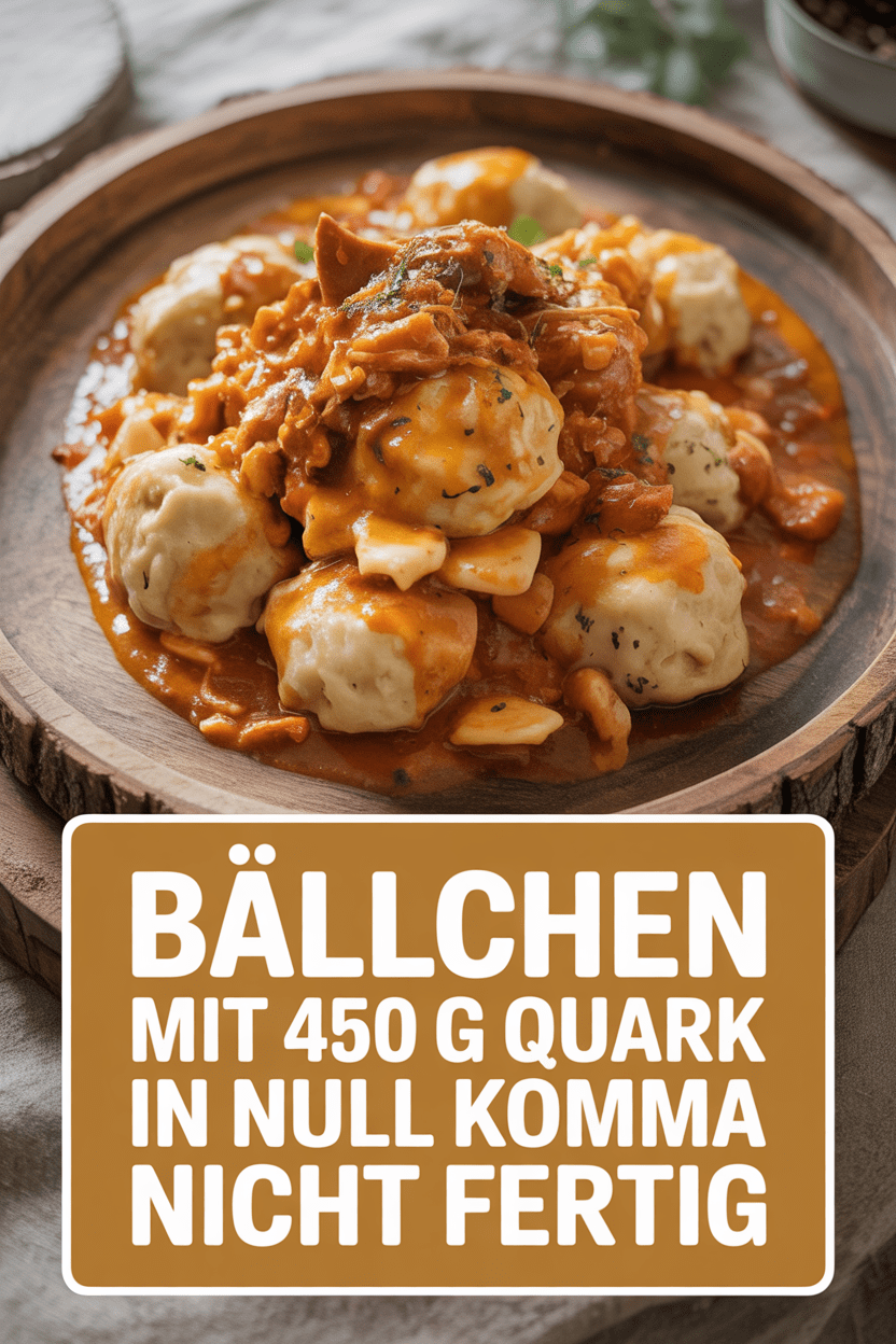 Bällchen mit 450 g Quark in Null komma nicht fertig