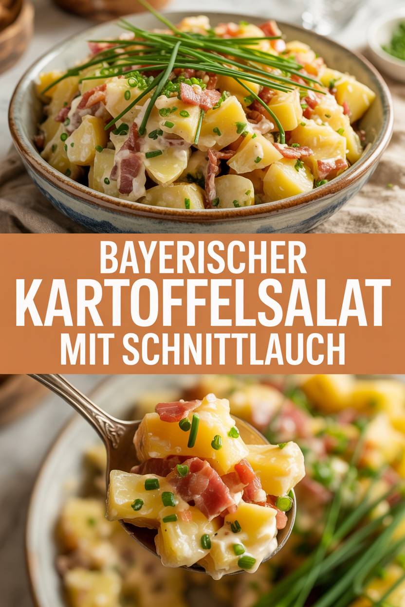 Bayerischer Kartoffelsalat mit Schnittlauch