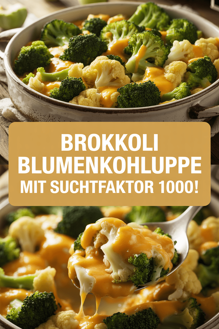 Brokkoli Blumenkohluppe mit Suchtfaktor 1000!