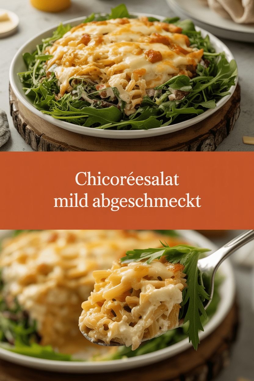 Chicoréesalat mild abgeschmeckt