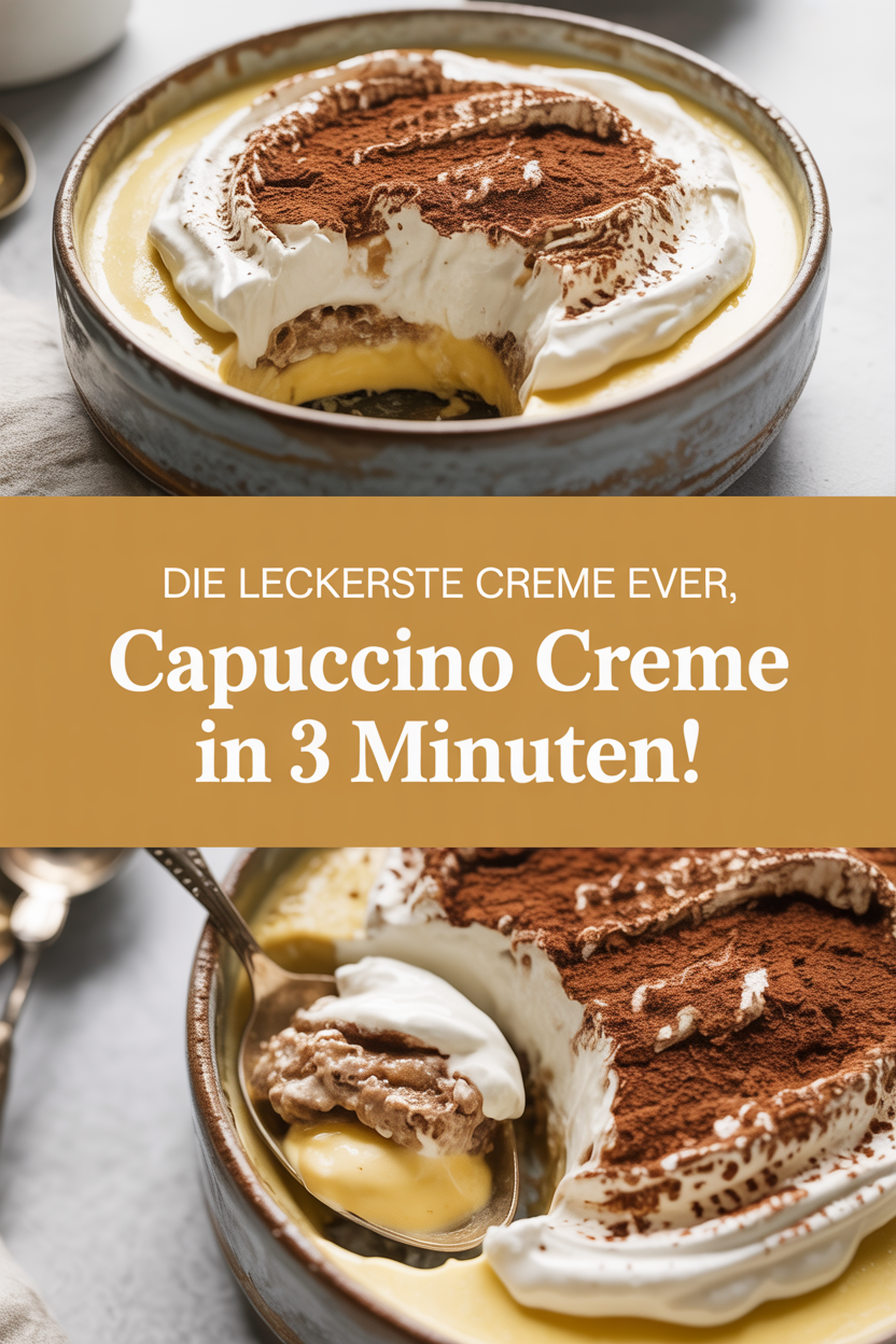 Die leckerste Creme ever, Capuccino Creme in 3 Minuten!